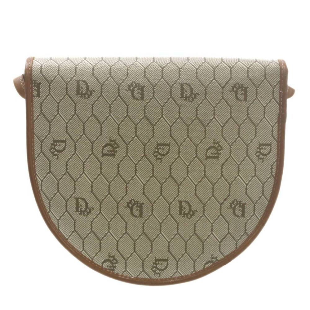 CHRISTIAN DIOR Cream Leather Shoulder Bag - Picture 3 of 10